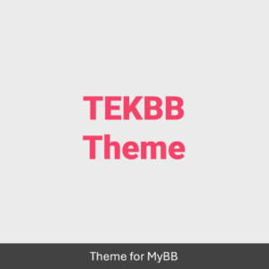TekBB Theme for MyBB